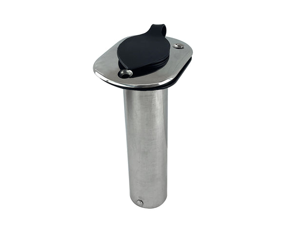 ROD HOLDER STAINLESS STEEL STRAIGHT HEAD WITH CAP & INSERT JPW5952