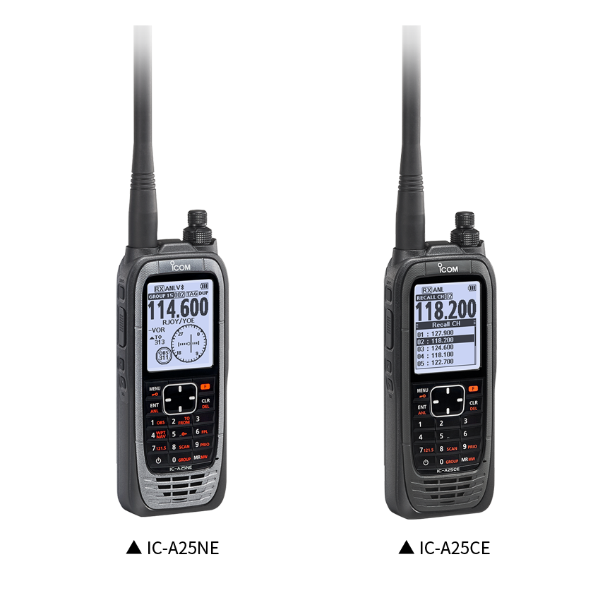 NEXT GENERATION ICOM AIR BAND RADIO WITH BUILT-IN GPS AND BLUETOOTH IC