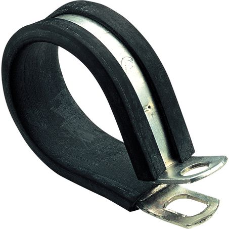 NARVA PIPE CLAMP 16MM RUBBER & STEEL (EACH) 56482