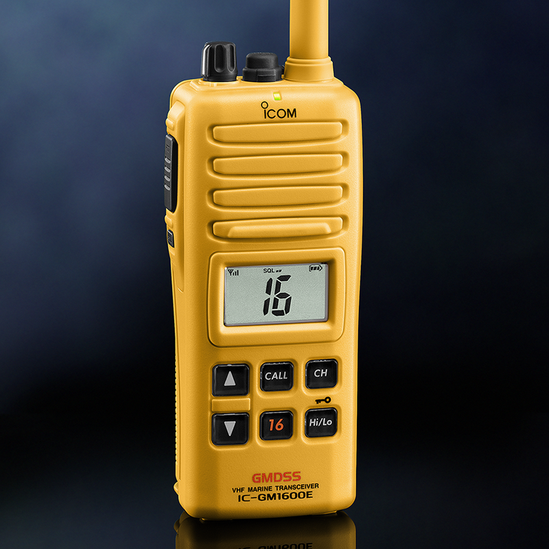 GMDSS SURVIVAL CRAFT HANDHELD VHF IC-GM1600E