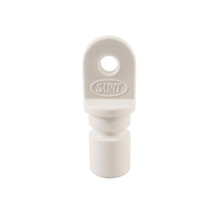 CANOPY BOW END INSERT SUITS TUBE INSIDE DIAMETER 16MM WHITE JPW5431