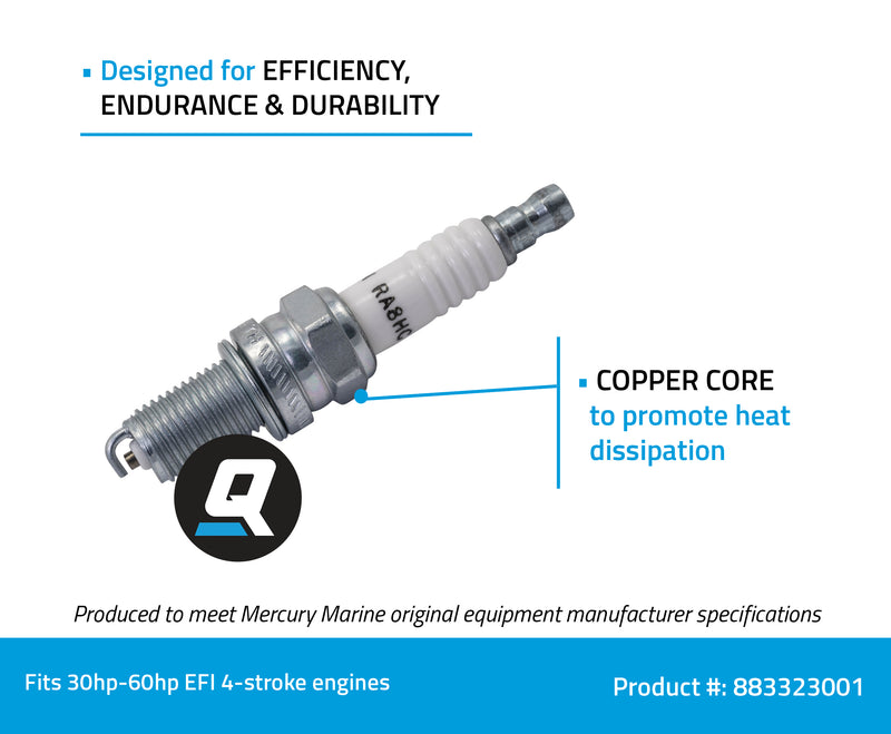 SPARK PLUG RA8HC EACH 883323001