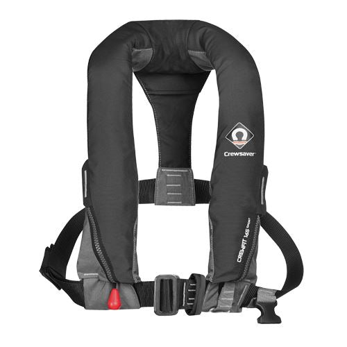 CREWFIT 165N SPORT AUTOMATIC LIFEJACKET HARNESS - BLACK 9715BLA