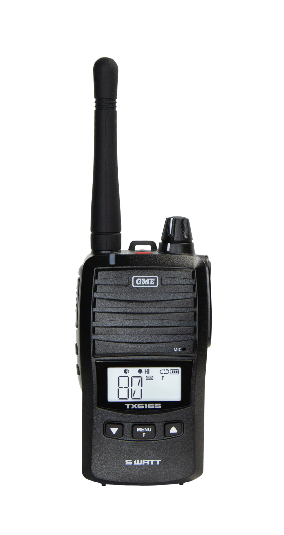 5 WATT IP67 UHF CB HANDHELD RADIO TX6165X