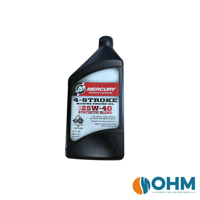 4-STROKE MARINE ENGINE OIL 25W-40 SYNTHETIC BLEND 8M0078629