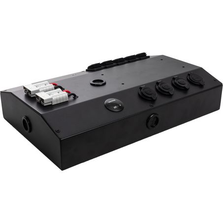 DRIVETECH 4X4 12V CONTROL BOX 5 ROCKER SWITCHES 3 POWER SOCKETS DT-02009