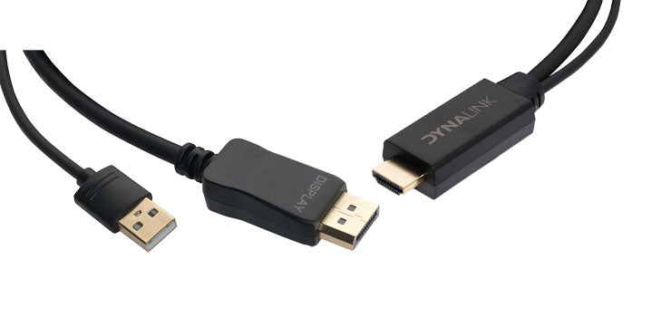 2M HDMI MALE TO DISPLAYPORT MALE ADAPTER LEAD P6557