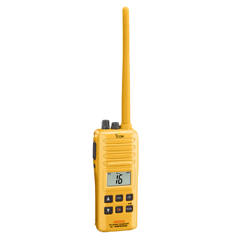 GMDSS SURVIVAL CRAFT HANDHELD VHF IC-GM1600E