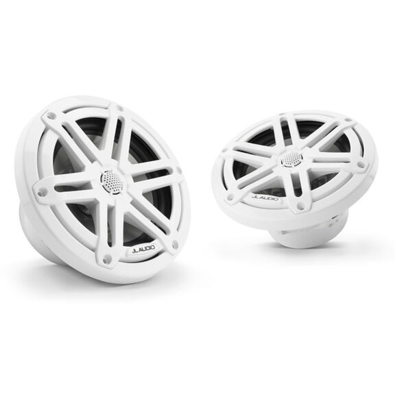 M3-650X-S-GW 6.5" (60W) MARINE COAXIAL SPEAKERS, GLOSS WHITE SPORT GRILLES 010-03063-00