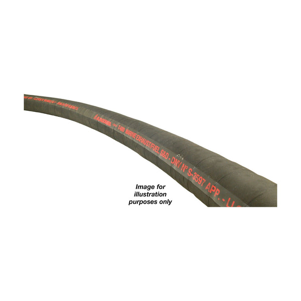 EXHAUST & FILLER HOSE 38MM X 15M PER M 136060