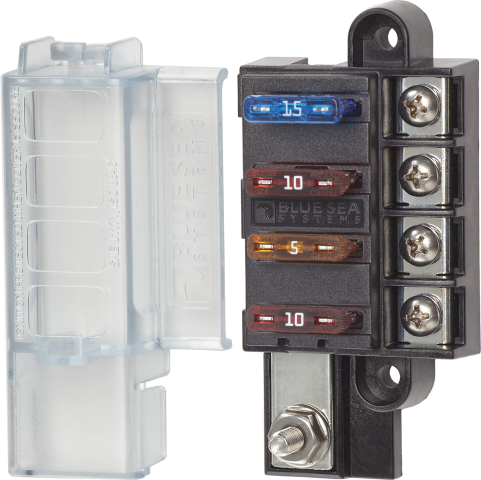 ST BLADE FUSE COMPACT 4 CIRCUIT & COVER BS-5045B