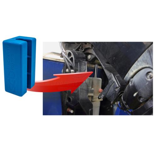 OUTBOARD TRIM & TILT SUPPORT BLOCK SCB BLUE 84287